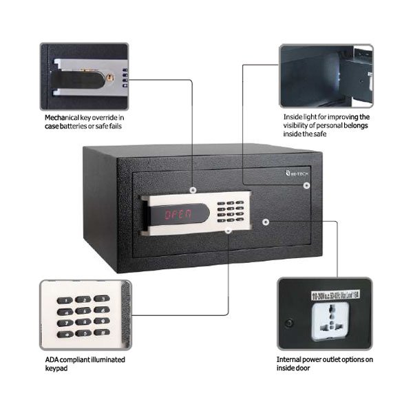 Electronic hotel safe-harmony-design doctors studio-hotel door lock